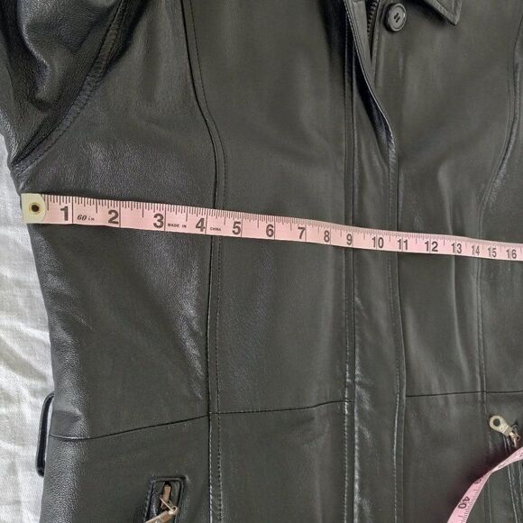 Vintage KC Collection Black leather Jacket - Picture 5 of 10